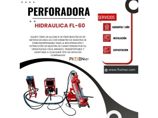 PERFORADORA HIDRAULICA FL-60 - EXTRACCIÓN DE MINERALES,ORO 👷🏻⚙