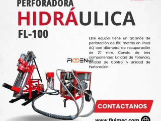 PERFORADORA HIDRAULICA FL-100 - EXTRACCIÓN DE MINERALES,ORO 👷🏻⚙