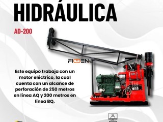 PERFORADORA HIDRAULICA AD-200 - EXTRACCIÓN DE MINERALES,ORO 👷🏻⚙