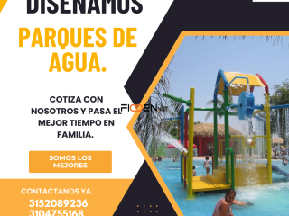 Manejamos los mejores parques de agua.