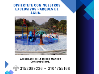 Compra los mejores parques de agua.