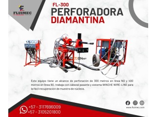 PERFORADORA HIDRAULICA FL-300 {EQUIPO PARA GEOLOGIA Y EXPLORACIÓN}