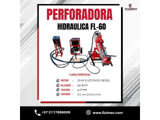 PERFORADORA { HIDRAULICA FL-60} MINERÍA – EQUIPO PARA RECUPERACIÓN DE MINERALES