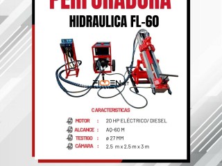 PERFORADORA { HIDRAULICA FL-60} MINERÍA – EQUIPO PARA RECUPERACIÓN DE MINERALES