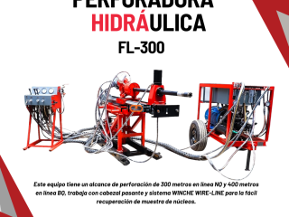 HIDRAULICA FL-300 EQUIPO PARA EXTRACCIÓN DE ORO