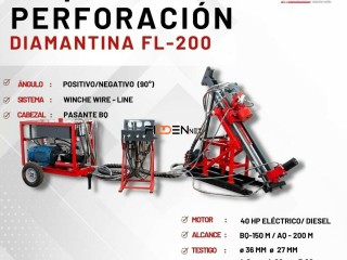 FL-200 PERFORADORA HIDRÁULICA – PARA UBICACIÓNDEBETAS