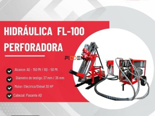 {HIDRAULICA FL-100} / PERFORADORA DIAMANTINA - PARA RECUPERACIÓNDEMINERALES