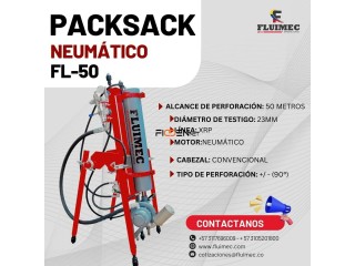 PERFORADORA NEUMATICA PACKSACK FL-50 - EXTRACCION DE MINERALES,ORO