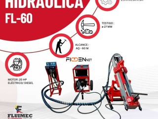 PERFORADORA HIDRAULICA FL-60 - EXTRACCIÓN DE MINERALES,ORO