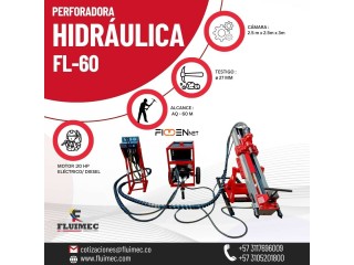 PERFORADORA HIDRAULICA FL-60 - EXTRACCIÓN DE MINERALES,ORO