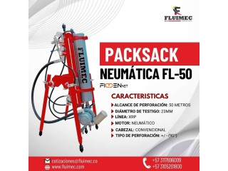 PERFORADORA NEUMATICA PACKSACK FL-50 - EXTRACCION DE MINERALES,ORO