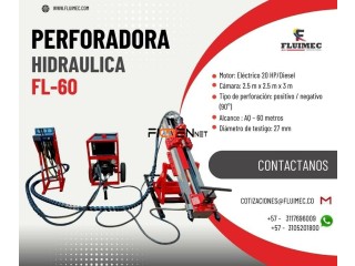 EQUIPO DE PERFORACIÓN PACKSACK FL-60 UBICACIÓN DE BETAS PÉRDIDAS - MINERÍA-SOCAVÓN