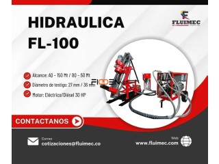 {HIDRAULICA FL-100} / PERFORADORA DIAMANTINA - PARA RECUPERACIÓN DEMINERALES⚙👷🏻