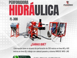 [FL-300 PERFORADORA DIAMANTINA] – PARA INTERIOR MINA SOCAVON👷🏻⚙️