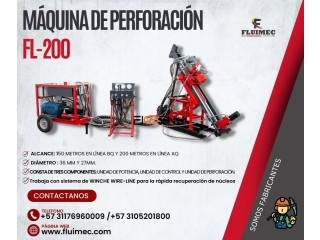 『PERFORADORA DIAMANTINA FL-200』- Equipo para actividades de exploración👷🏻