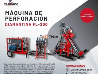 ➥ Perforadora hidraulica FL-200《EQUIPO EFICIENTE Y DURABILIDAD》👷🏻