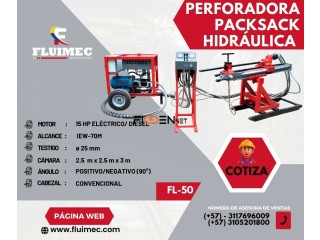 »PERFORADORA HIDRAULICA PACKSACK FL50┊ – » PARA TRABAJOS EN TODO TERRENOROCOSO⛰⚙