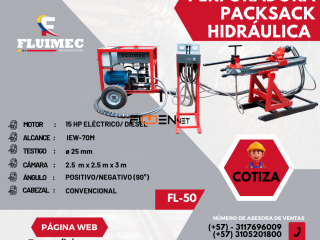 ➥PACKSACK Perforadora hidraulica FL-50《EQUIPO EFICIENTE Y DURABILIDAD》👷🏻