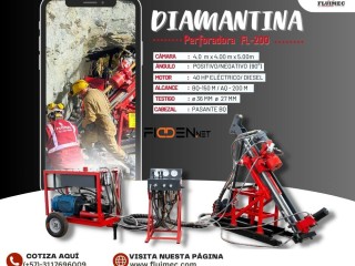 『 PERFORADORA HIDRAULICA FL-200』- Equipo para actividades de exploración/MINERIA👷🏻