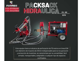 《PERFORADORA FL-50 HIDRAULICA PACKSACK》 – PARA ACTIVIDADES DE EXPLORACIÓN👷🏻