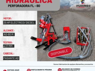 ▶️ PERFORADORA HIDRAULICA FL-80 ➥MINERÍA – GEOLOGIA – SOCAVÓN👷🏻