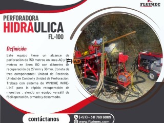 『 PERFORADORA HIDRAULICA FL-100』- Equipo para actividades de exploración/MINERIA👷🏻