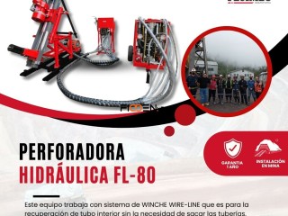 【EQUIPO DE PERFORACION HIDRAULICA】FL-80 INTERIOR MINA / SOCAVÓN