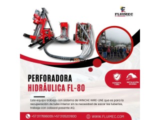 【EQUIPO DE PERFORACION HIDRAULICA】FL-80 INTERIOR MINA / SOCAVÓN