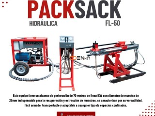 »PERFORADORA HIDRAULICA PACKSACK FL50┊ – » PARA TRABAJOS EN TODO TERRENO ROCOSO⛰️⚙️