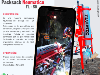 PACKSACK NEUMATICA FL-50』- Equipo para actividades de exploración👷🏻