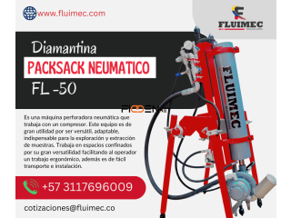 PERFORADORA PACKSACK NEUMATICA FL-50 - Equipo para actividades de exploración👷🏻