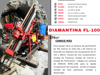 HIDRAULICA FL-100 - Equipo para actividades de exploración/MINERIA👷🏻