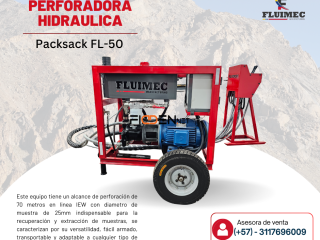 PERFORADORA PACKSACK HIDRAULICA FL-50 – EQUIPO DE PERFORACION DIAMANTINA