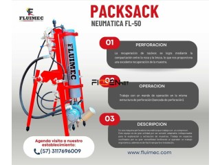 Perforadora neumática Packsack fl-50 / escariador-vetas