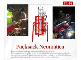 Packsac neumática FL -50 / equipos diamantinas