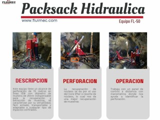 Packsack hidráulica Fl-50 / equipo versátil y de fáciloperación