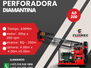 PERFORADORA DIAMANTINA AD-200