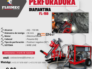 PERFORADORA DIAMANTINA FL-150