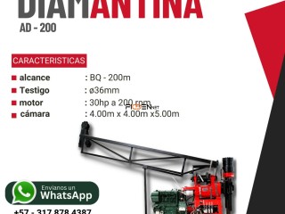 PERFORADORA DIAMANTINA AD-200