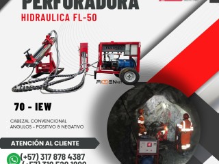 PERFORADORA HIDRAULICA FL-50 MÁQUINARIA PARA MINERÍA 👷⛏