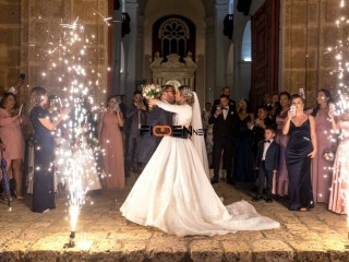 Servicio de Volcanes de polvora fria para bodas y eventos en cartagena