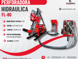 PERFORADORA HIDRAULICA – MAQUINA PARA MINERIA👷🏻‍♂️🔨