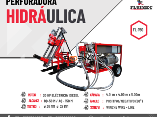 PERFORADORA HIDRAULICA – PARA TRABAJOS EN TODO TERRENO ROCOSO👷🏻‍♂️⚙️