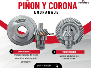 PIÑON & CORONA (ENGRANAJE)- EQUIPO PACKSACK👷⚒