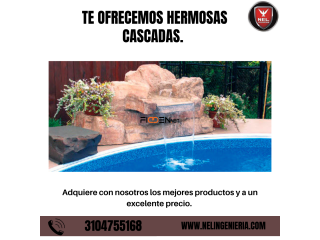 Asesórate con nosotros y adquiere una exclusiva cascada.