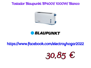 Tostador Blaupunkt BP4001/ 1000W/ Blanco