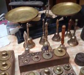 Juego de Pesas antiguo